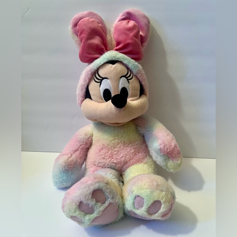 Disney Store Minnie Mouse Easter 2025 Plush Bunny Pastel Decoration Spring
